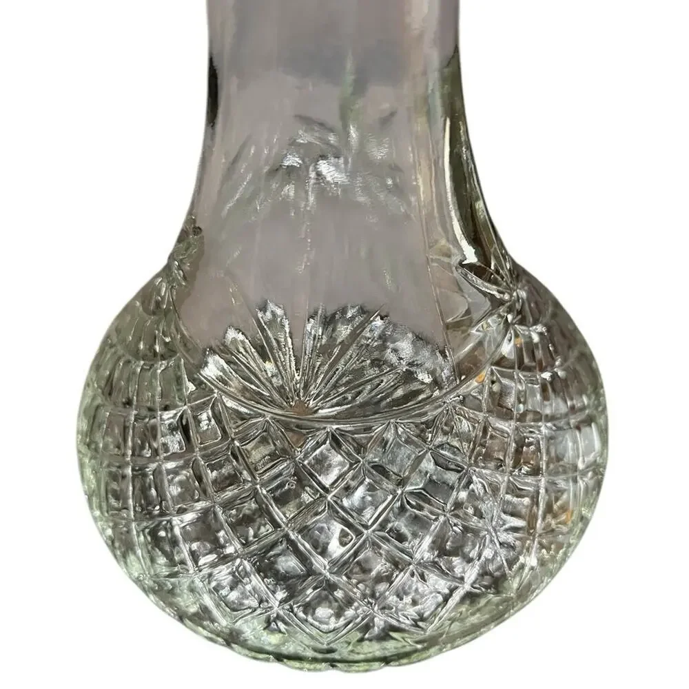 Vintage Genie Cut Glass Liquor Decanter with Stopper
